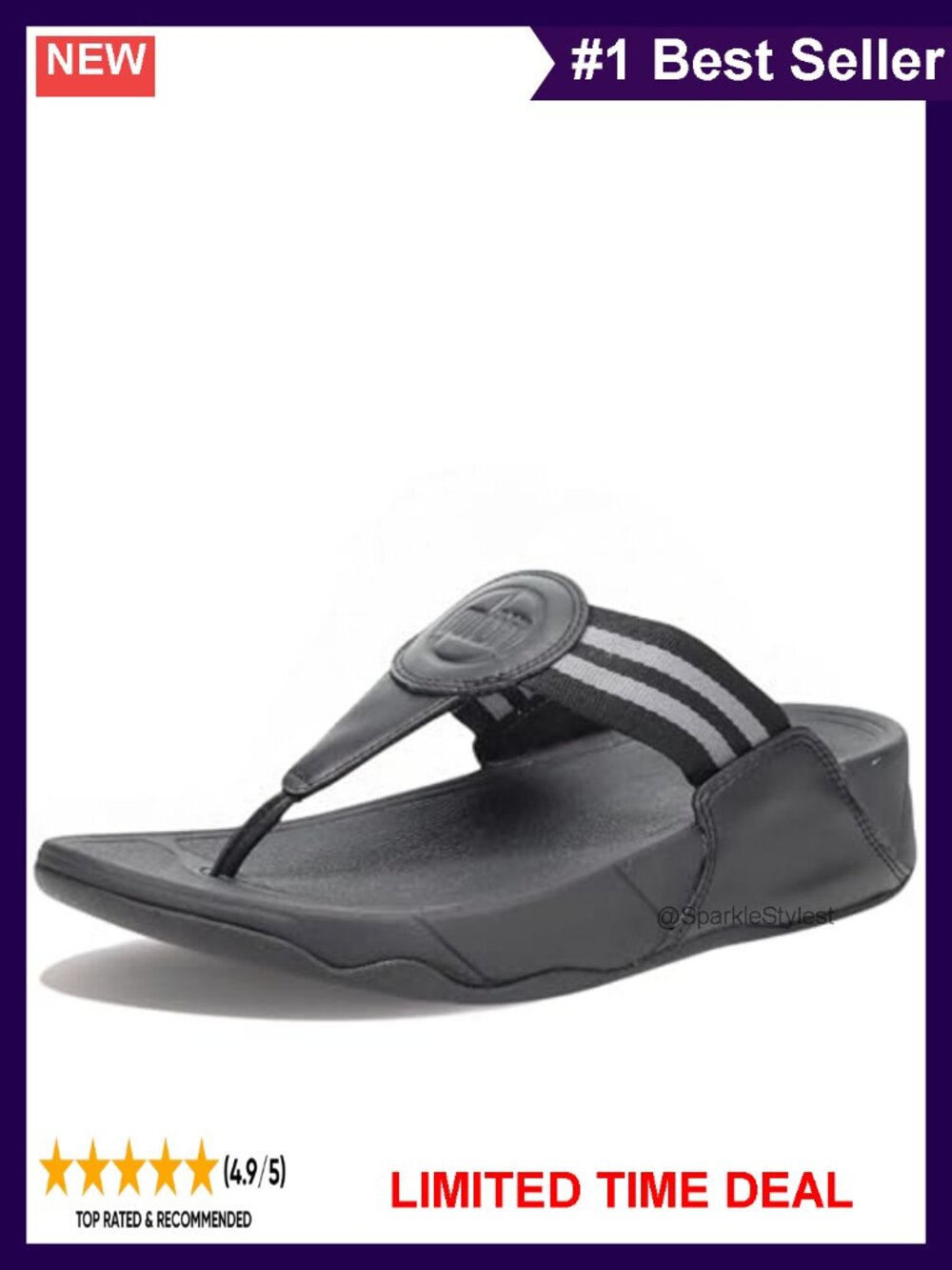 Wide-Fit Sporty Slide Sandals | Supercushioning Microwobbleboard Midsoles